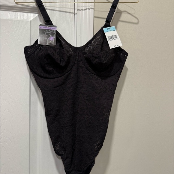 Bali Lace N Smooth BodyBriefer (8L10) Black, 38C - Picture 4 of 7